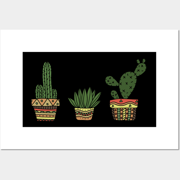 Cactus Wall Art by valentinahramov